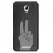 TPU1LENOVOBMAINPEACE - Coque souple pour Lenovo B avec impression Motifs main Peace and Love